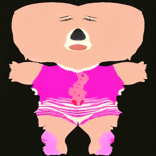 A_bear_wearing_pink_dress_sd15.png